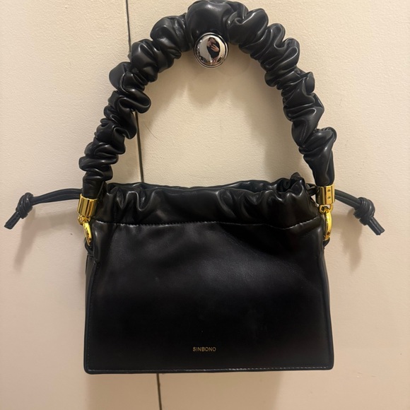 SINBONO 🖤 Black Vegan Leather Small Bag - Picture 2 of 12